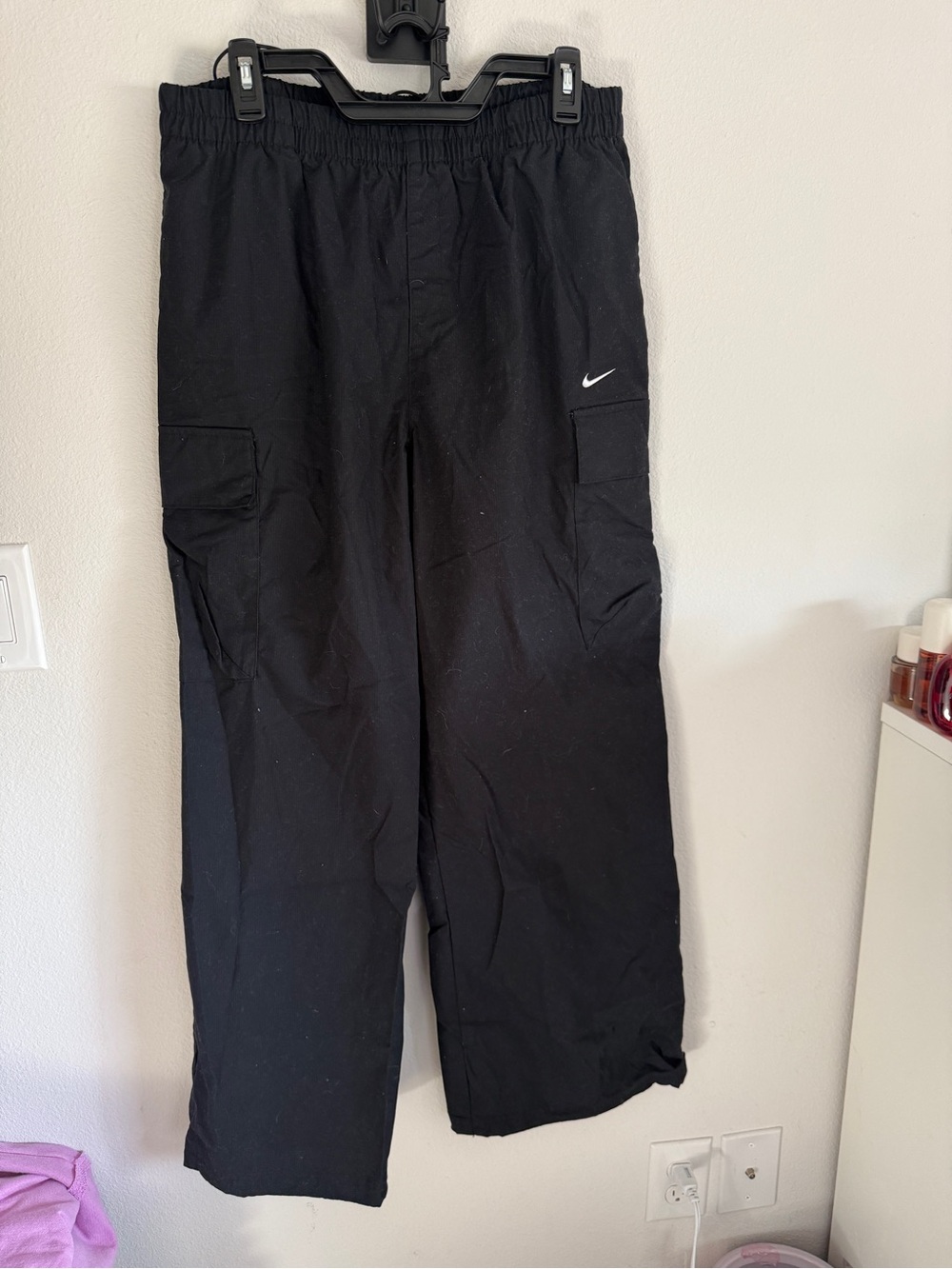 Nike Black Drawstring Lounge Pants/Joggers